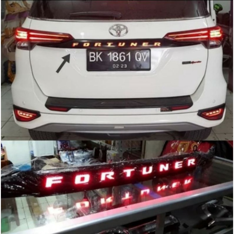 trunklid all new Fortuner LED 2016/2019 original Thailand