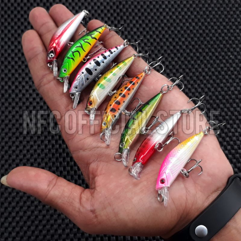 Lure minnow Sinking 6cm / 6gr Replika ALTRON Rekomendasi untuk Ultralight casting