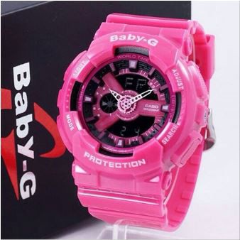 Jam Tangan Wanita Casio D8 Baby-G BGA110 Crono Off