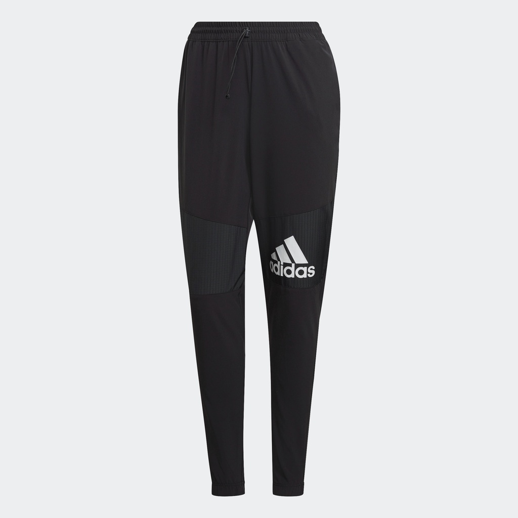 Celana Training Wanita Adidas Lightweight Stretchy Woven Hitam Putih