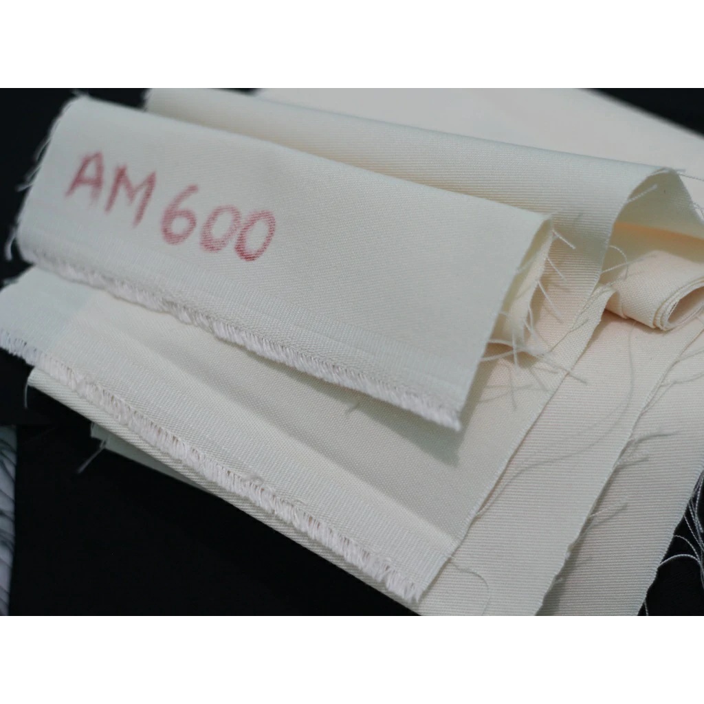 Kain American Drill 1919 Meteran, Bahan Kain Seragam, Kode 600 Warna Cream