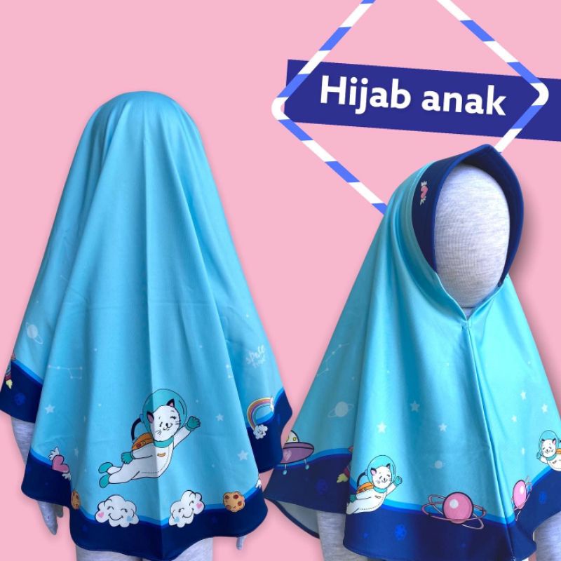 Lavish Kids / Hijab Anak / Jilbab Motif Lucu / Kerudung / Pakaian Muslim