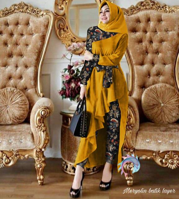 Set Bellaluna BATIK Muslim Wanita Murah FE ADA VIDEO REAL PICT