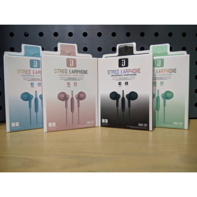 Earphone JBL MA-12. Stereo Earphone - Universal Earphone.
