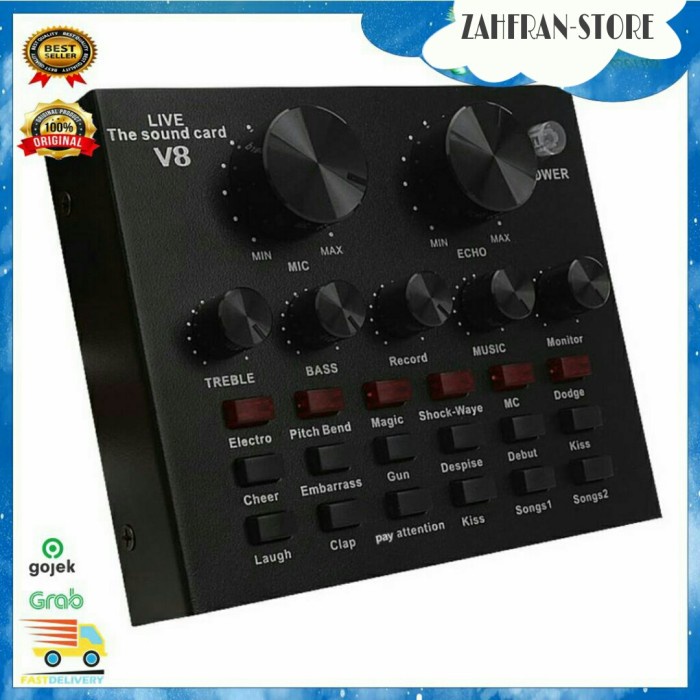 soundcard v8 mixer bluetooth audio karaoke smule