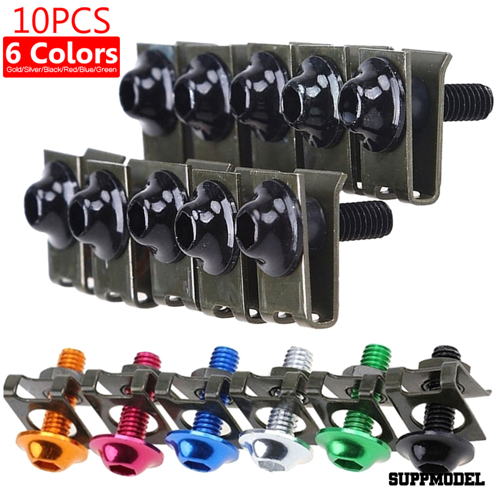 Spm 10pcs Klip Baut M5 Bahan Aluminum Alloy Untuk Motor