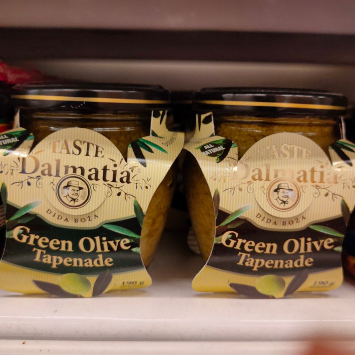 

dalmatia green olive tapenade 190gr | selai | olesan