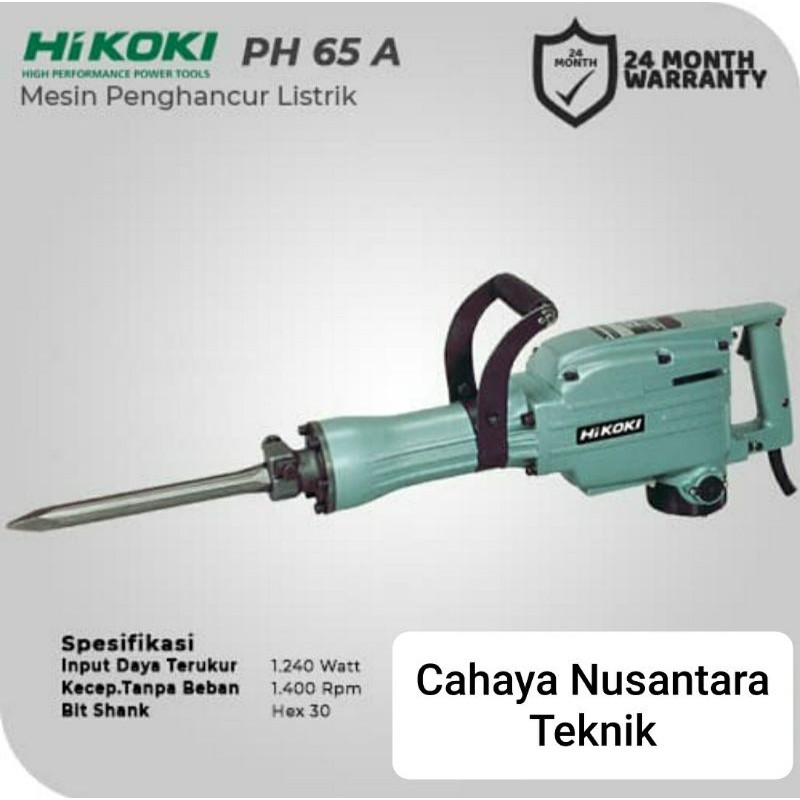 Hitachi PH65A Bor Listrik Demolition Hammer.