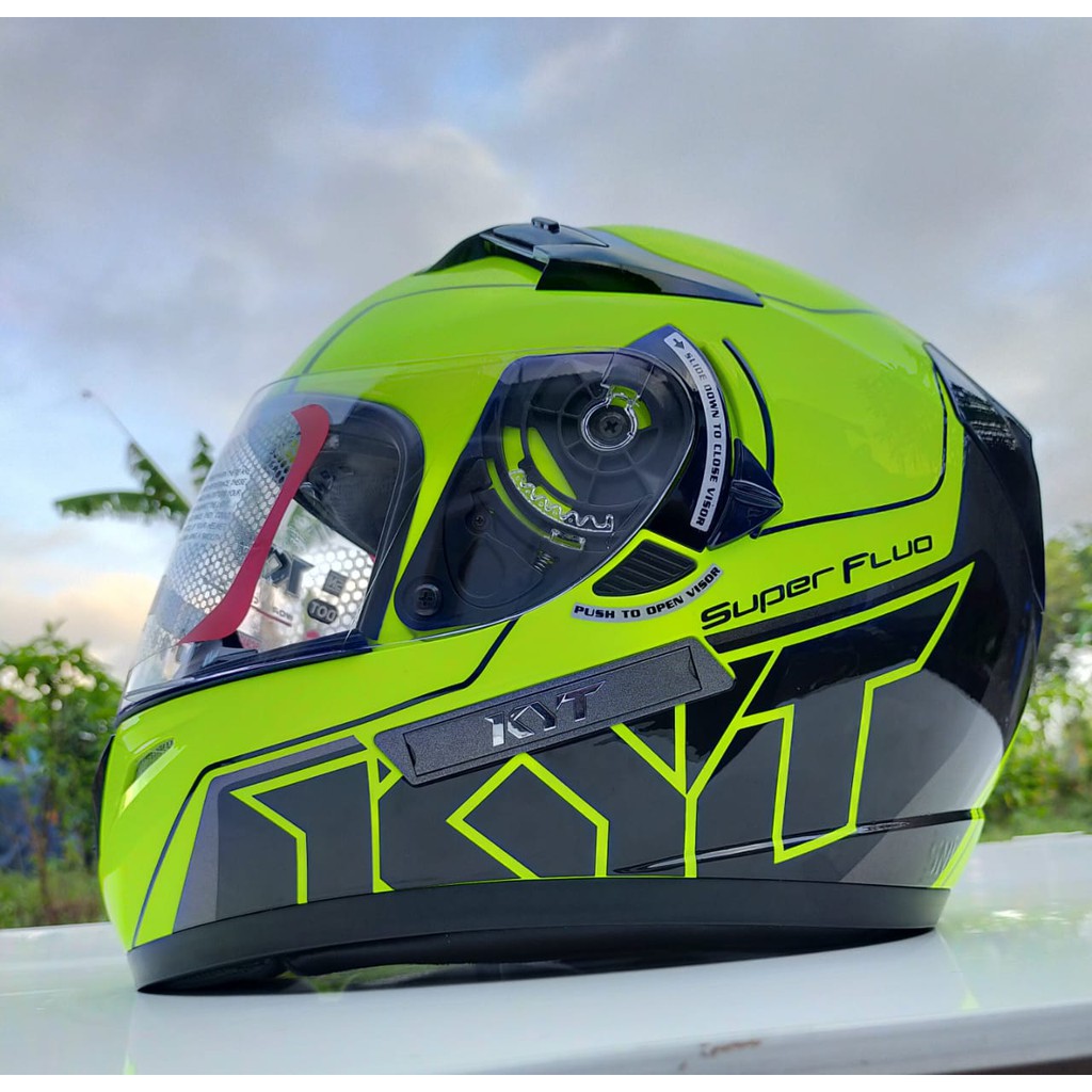 Jual Helm Kyt K Rider Super Fluo Bayar Ditempat Indonesia Shopee