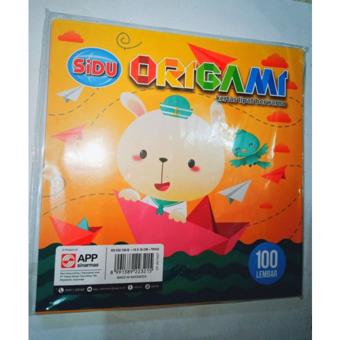 

KERTAS ORIGAMI SIDU isi 100 lembar