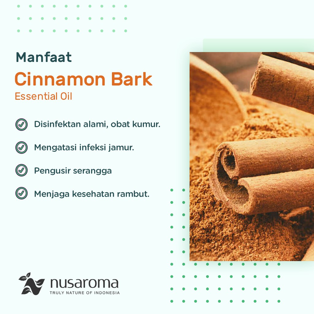 Nusaroma Cinnamon Bark Oil Essential Pure Oil