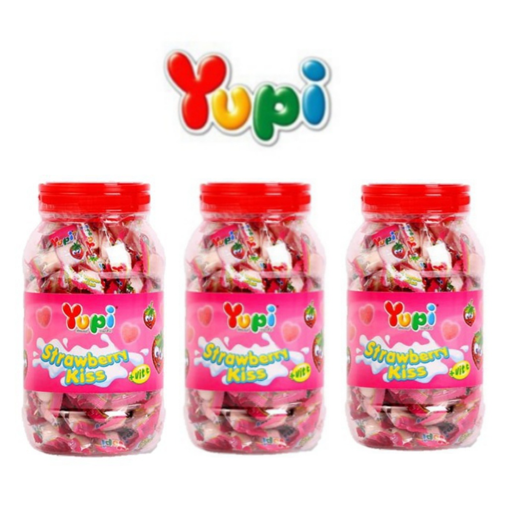 

Yupi Starwberry Kiss Toples Perman Yupi Strawberry