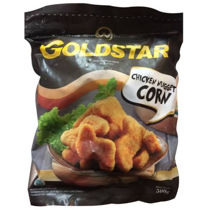 

goldstar chicken nugget corn 500gr