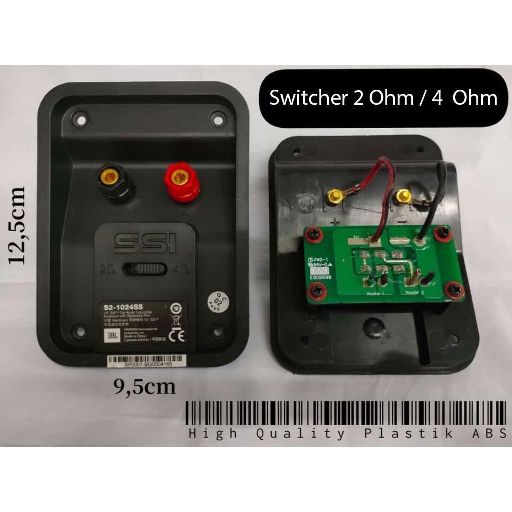 TERMINAL BOX SPEAKER - SWITCHER 2-4 OHM JBL S2-1024SS ORI