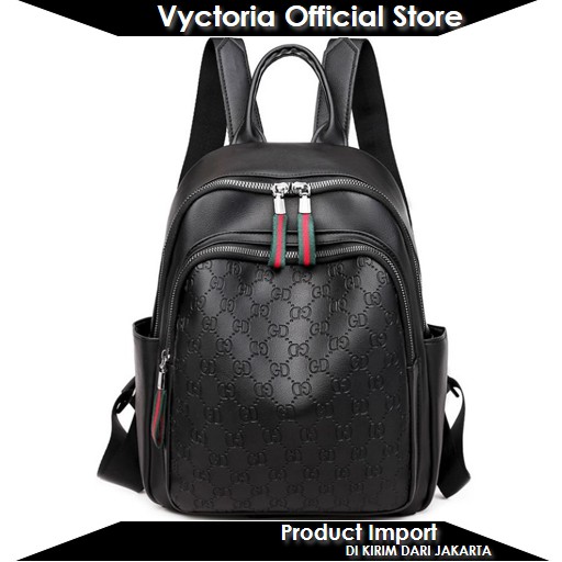 (COD) Vyctoria VOS8921 Tas Ransel Wanita Import Backpack Stylish Fashion Promo JT8921 GT1602 EL755 8921