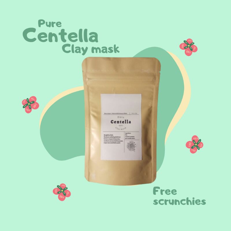 CENTELLA CLAY MASK (FREE SCRUNCHIES)