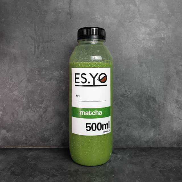 

ES.YO Matcha 500ml (bisa untuk 3 porsi)