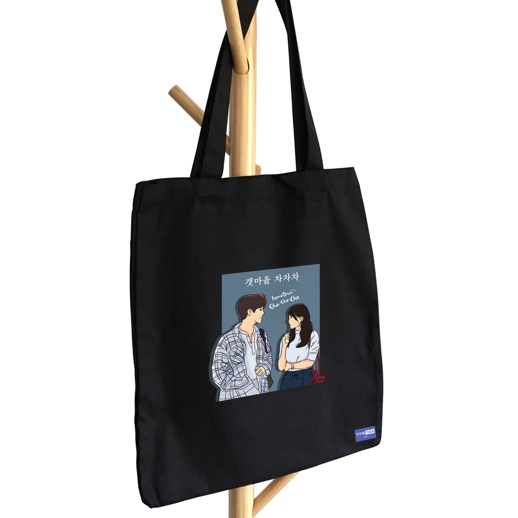 (LIMITED) HOMETOWN CHACHACHA Tote Bag Kanvas K Drama Hometown Chachacha / Hong Du-Sik / Yoon Hye-jin / Tote Bag K Drama