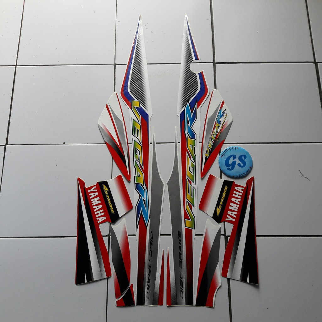 stiker motor yamaha vega r 2004