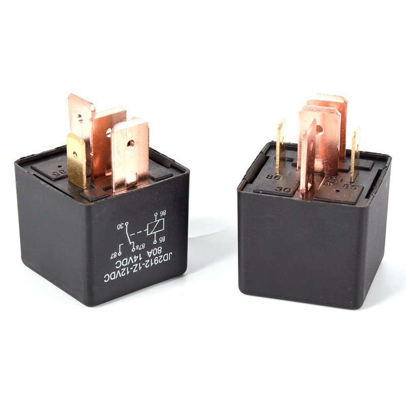 {LUCKID}Waterproof 12V Relay DC SPDT 80A 5 Pin Car Changeover Automotive ON/OFF Relay