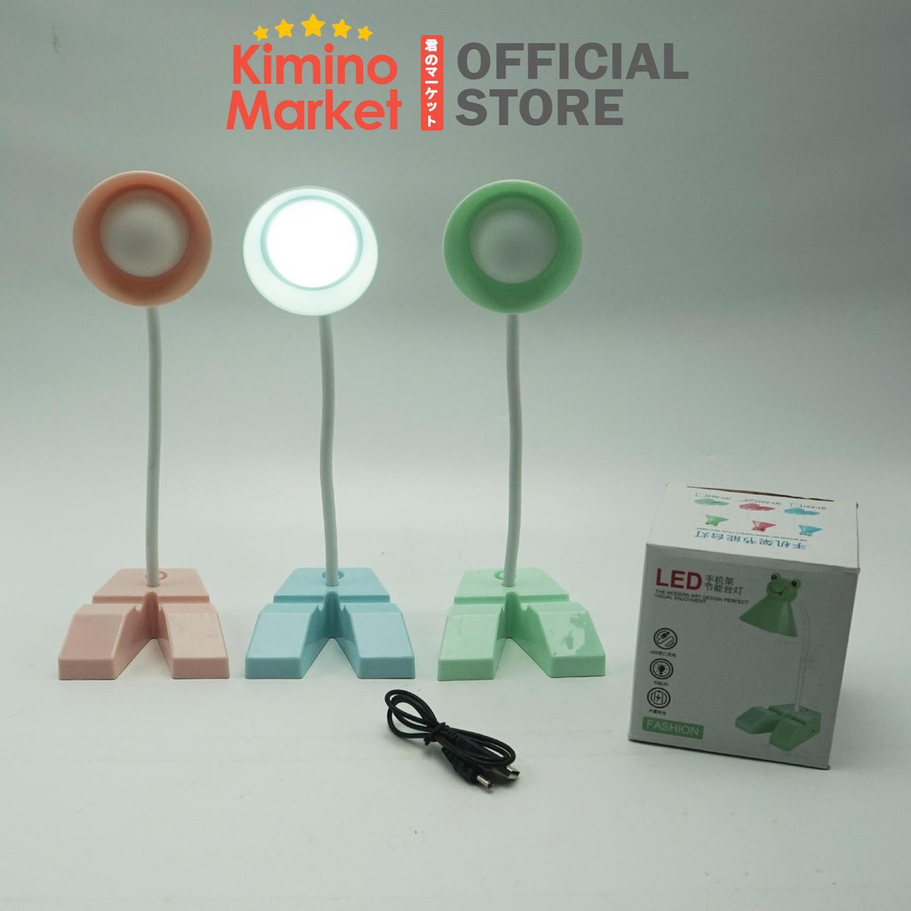 Lampu Meja Belajar LED Tidur 2 in 1 USB 2 Lampu Lucu Untuk Kado