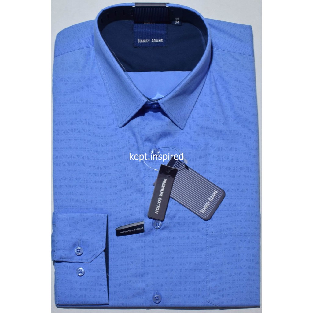 Kemeja - Kemeja Pria - Baju Pria - STANLEY ADAMS - Hem - STANLEY ADAMS Kemeja Pria Lengan Panjang Bi