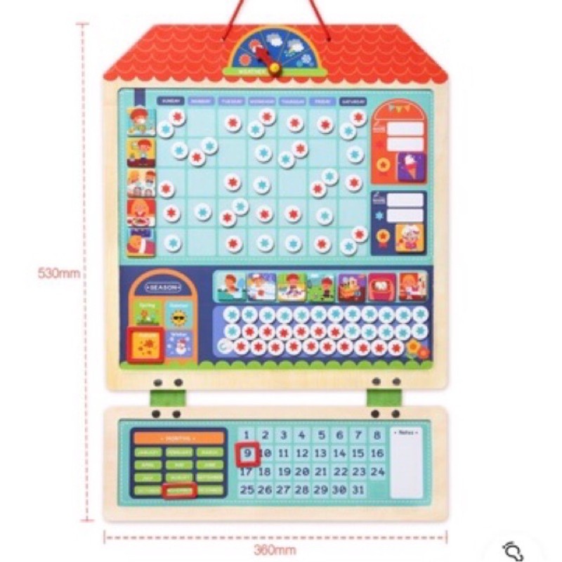 Mideer magnetic responsibility chart - cognitive game