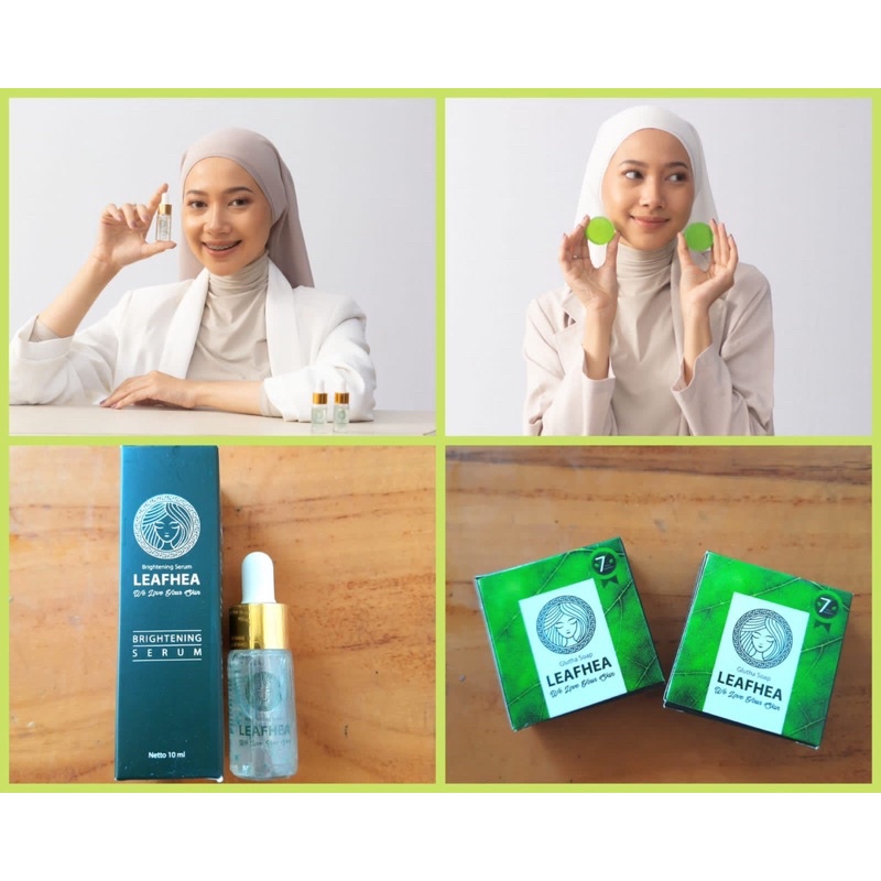 Paket series serum dan sabun leafhea