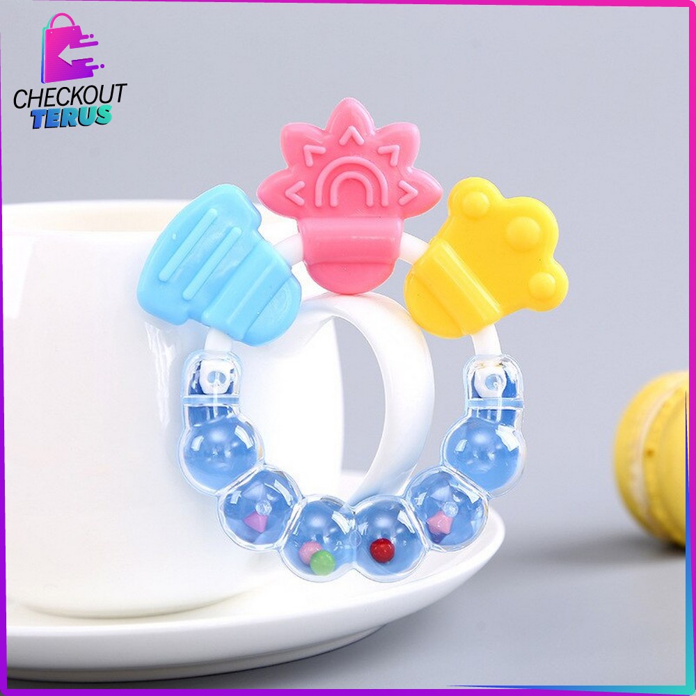 CT M71 Mainan Rattle Genggam Empeng Bayi Maenan Kerincingan dan Gigitan Bayi Baby Teether Toys