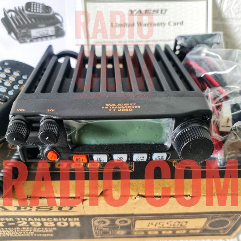RADIO RIG YAESU FT 2980R MURAH VHF PENGGANTI YAESU FT2900 MURAH - RIG MOBIL YAESU FT 2980R VHF MURAH RIG YAESU FT2980 FT 2980 VHF
