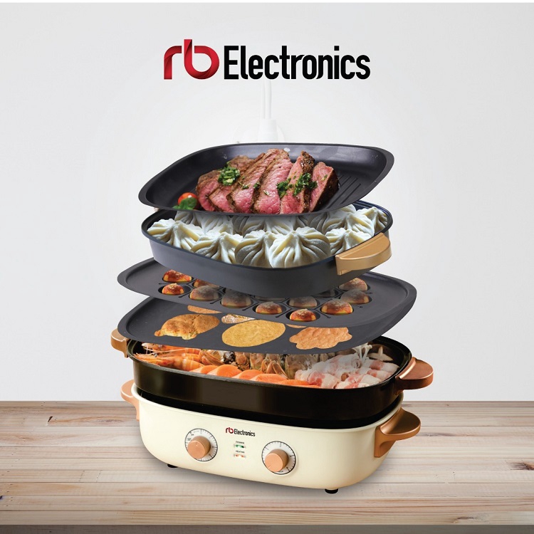 RB RCMF-780W Electric Cooker Multi Fungsi 5In1