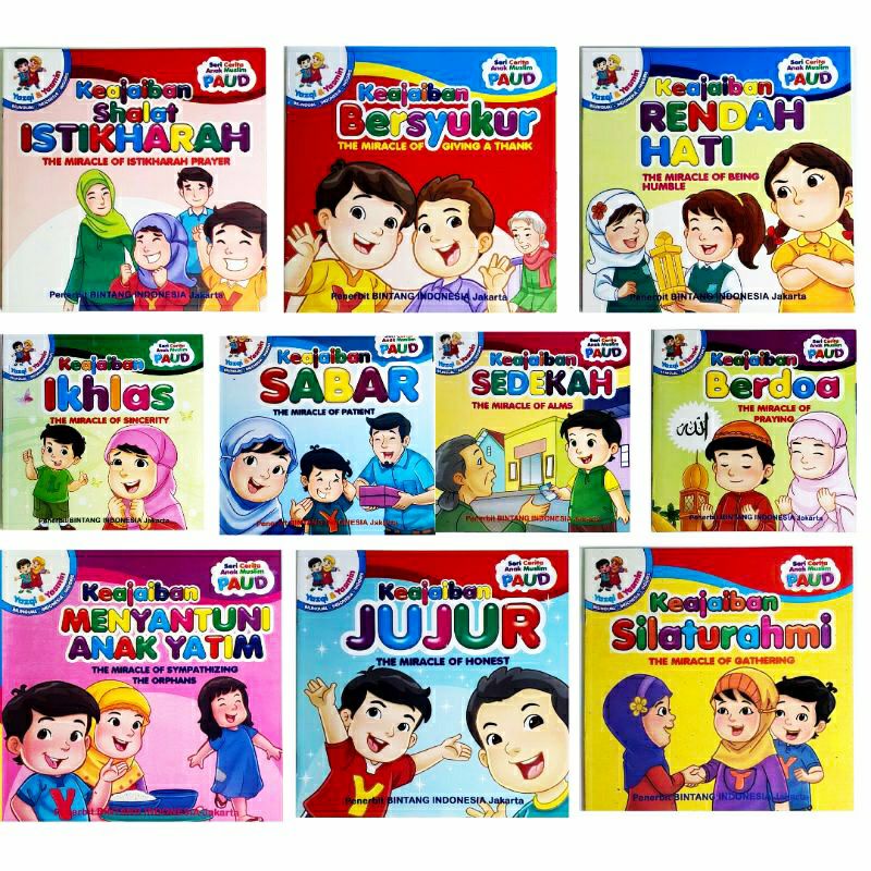 Buku Cerita Anak Bergambar Seri Anak Muslim Paud Buku Dongeng