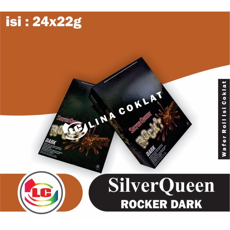 SILVERQUEEN ROCK R DARK BOX ISI 24 x 22gr