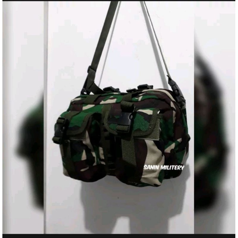 Tas samping jatah TNI / Tas ransel TNI / Tas tactical