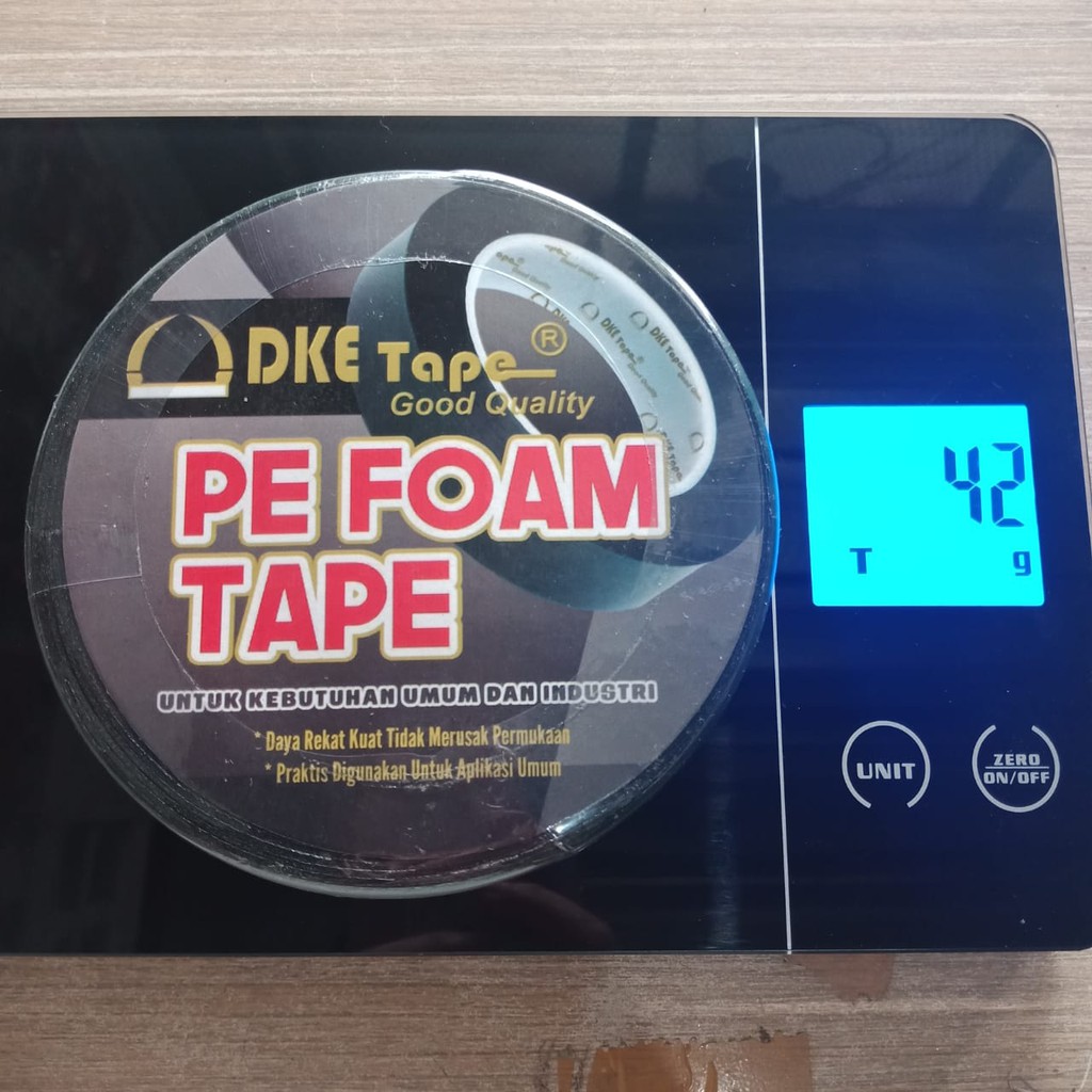 dke 1 buah double tape foam 24 mm tip busa 24mm murah 1 inch per pcs - enc.sup