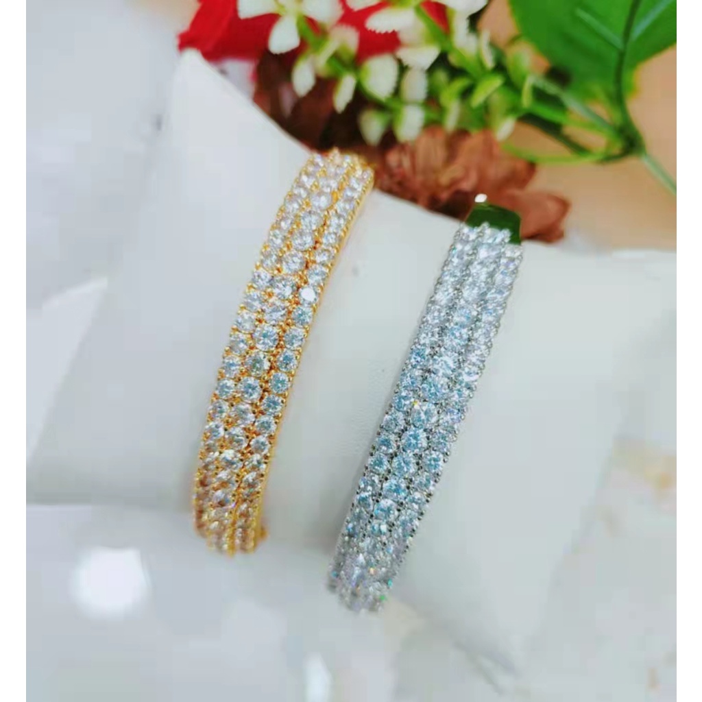 Gelang Xuping Mata Full Lapis Emas Perhiasan Fashion 1248