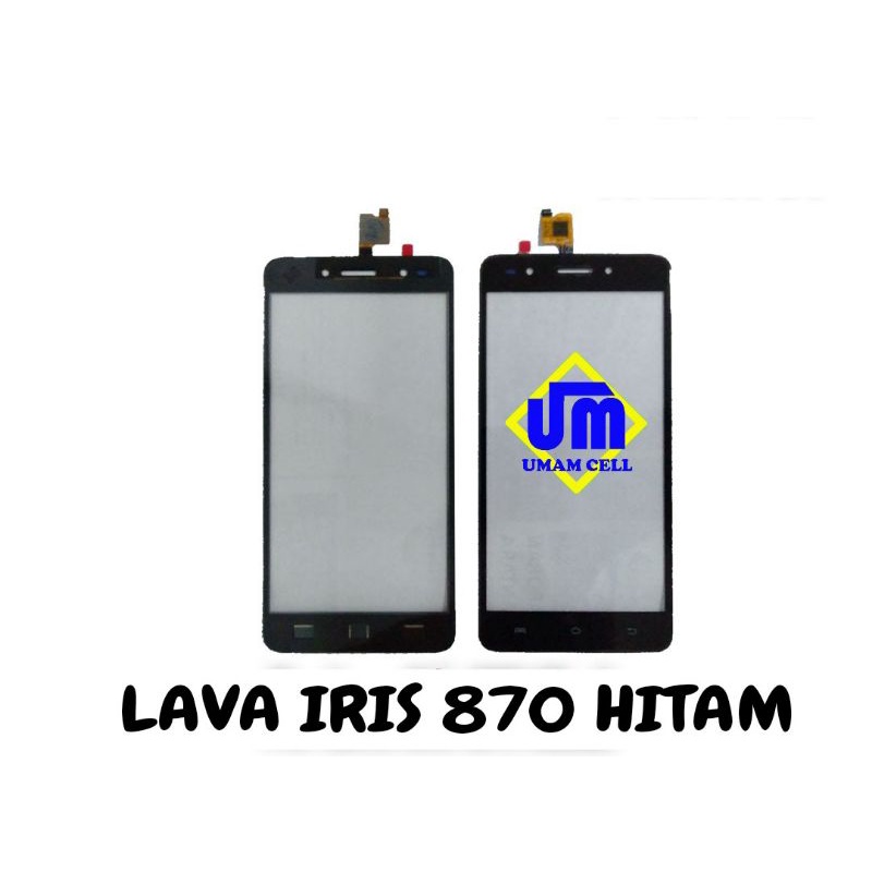 TS TOUCHSCREEN LAVA IRIS 870 BLACK WHITE