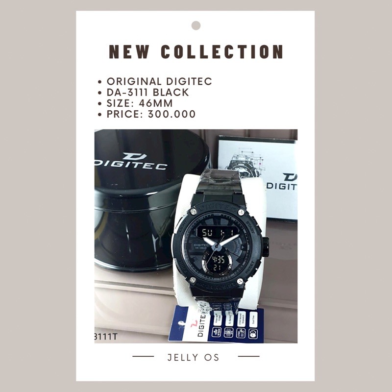 JELLY OS jam tangan Original Digitec da 3111