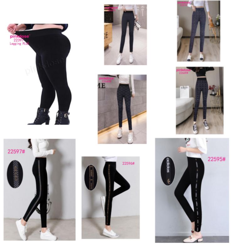 LEGING PINKDOSE LEGING SENAM DAN SANTAI RAJUT TEBAL