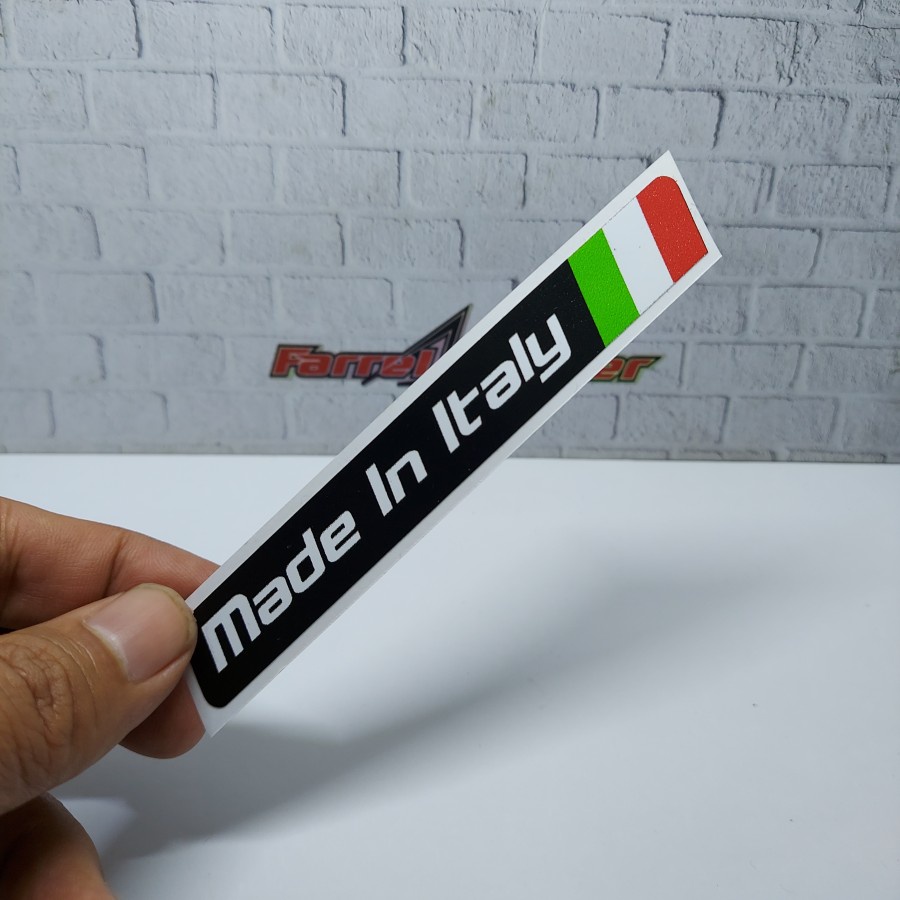 Stiker itali sticker Made In Italy