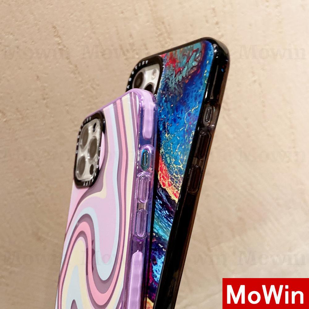 Casing Silikon Compatible for Iphone 13 Pro Max 12 Pro Max 11 Pro Max 7 Plus Xr Xs Max 12 Pro 7 Motif Abstrak Warna Gradasi