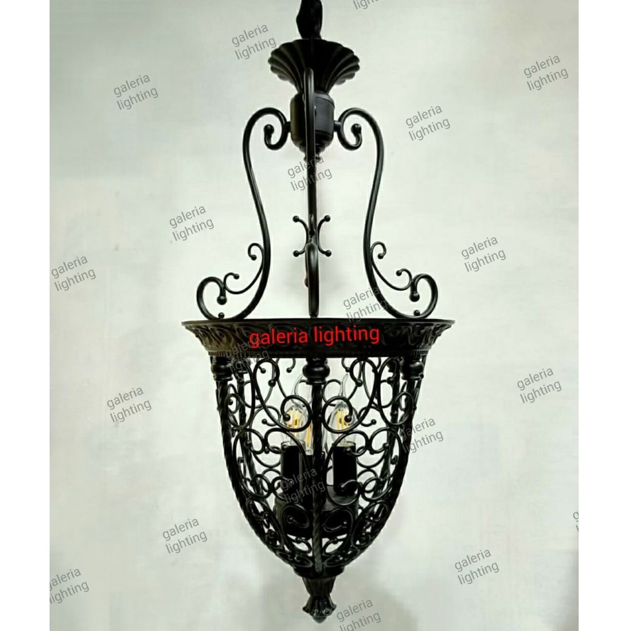 Lampu gantung klasik modern ruang tamu/meja makan tipe 8310/3P