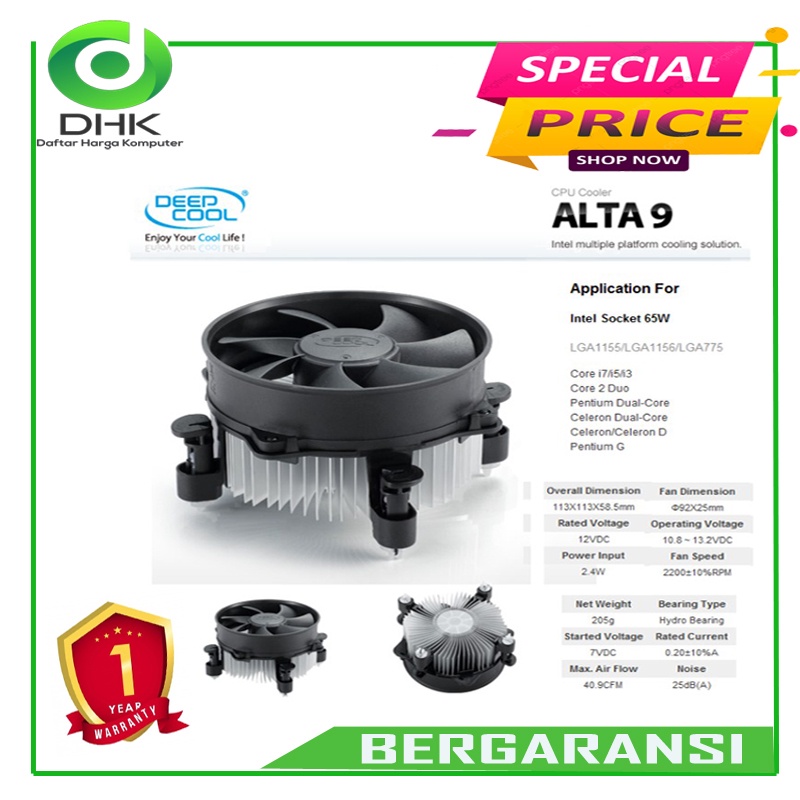 Kipas Prosesor Deepcool ALTA 9