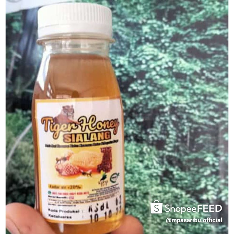 

Madu Hutan Sialang Tiger Honey Ukuran 110gr