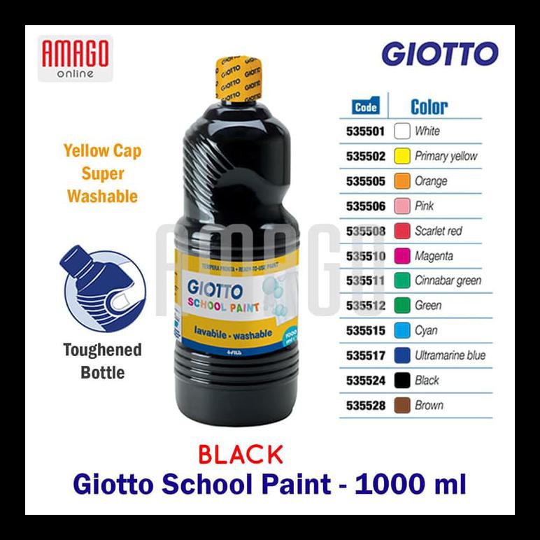 

BANTING HARGA GIOTTO SCHOOL PAINT - BLACK - 1.000 ML - 535524 PERALATAN MELUKIS MURAH TERLENGKAP