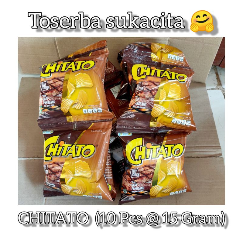 

CHITATO Rasa Sapi Panggang . 15 Gram .. (10 pcs )