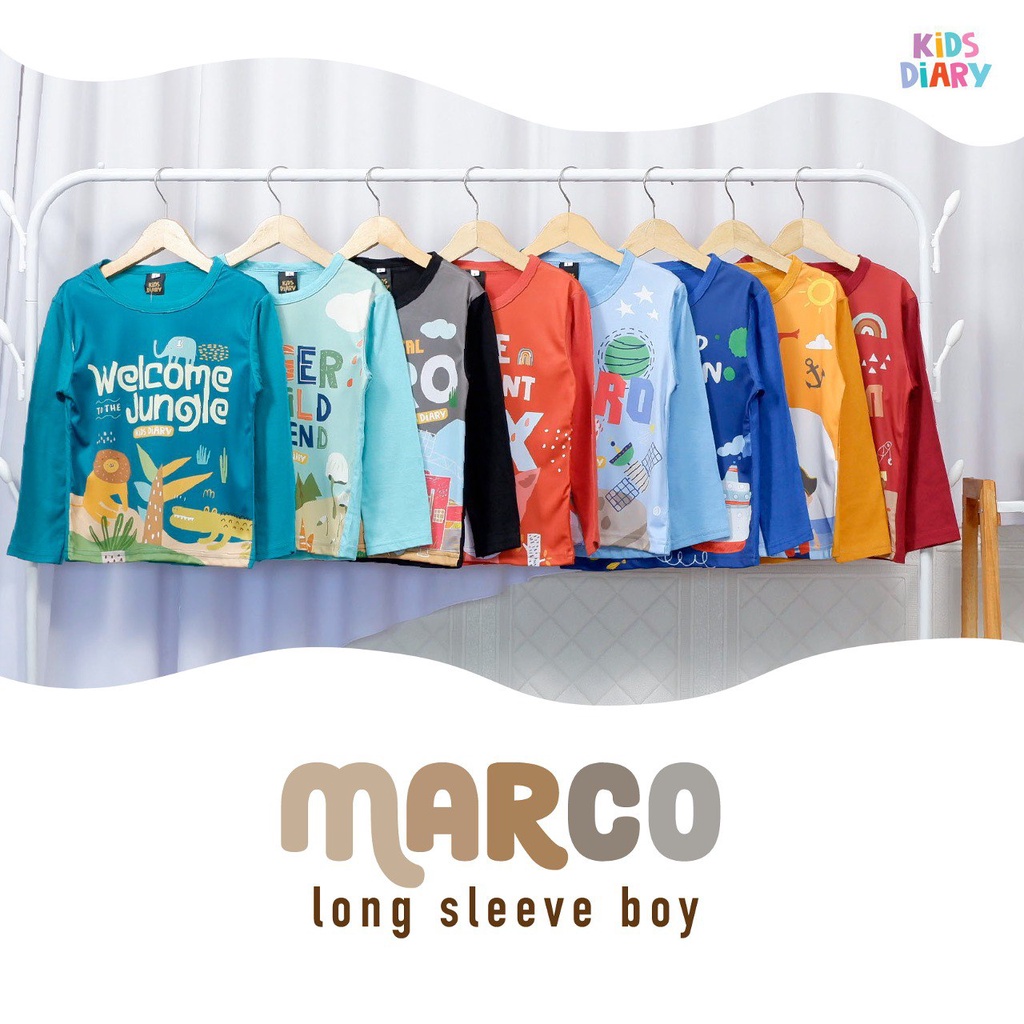 Long Marco Baju Anak Kaos Anak Kaos Anak Panjang Baju Anak Panjang
