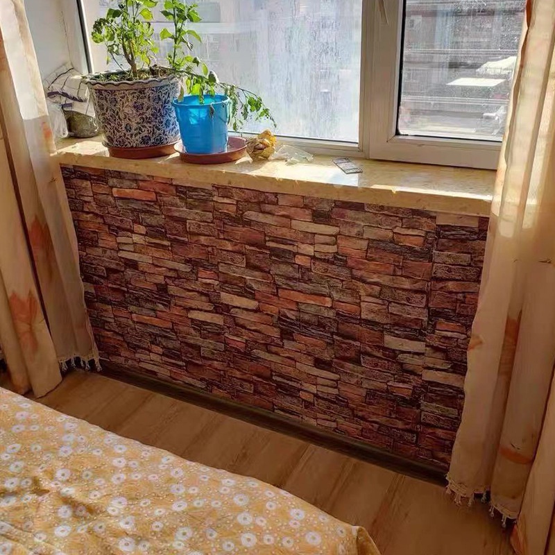 [ 3D colorful brick pattern foam soft pack wallpaper decoration For Home Kitchen Study Coffee Shop ]