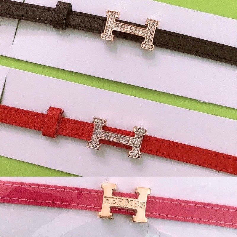 Gelang sabuk belt kulit Hermess HWT 8K 375