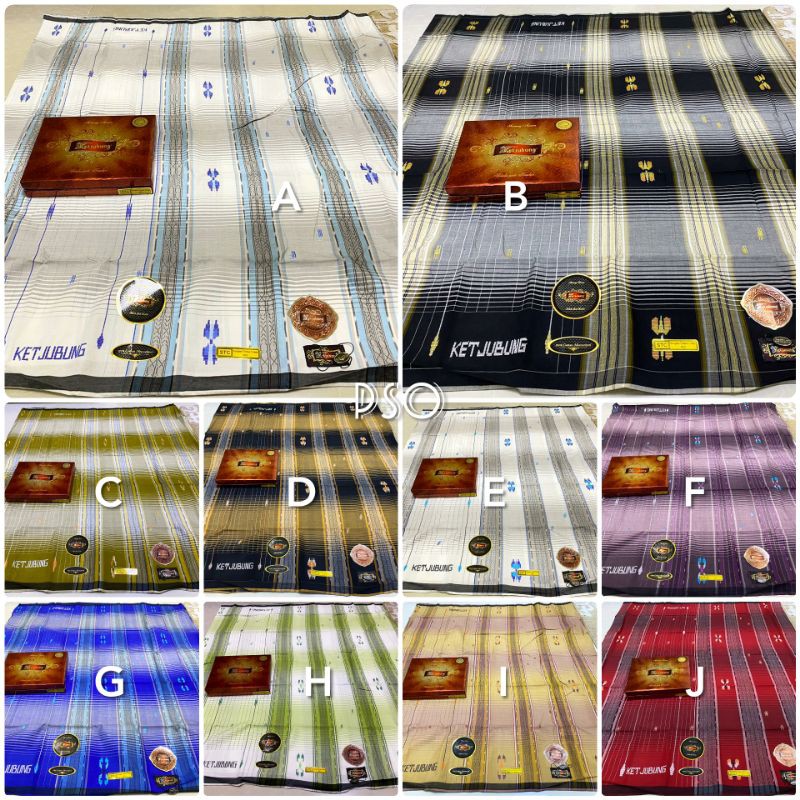 Sarung Kecubung STC Mercerized Songket Timbul Original By Ketjubung Nabatex